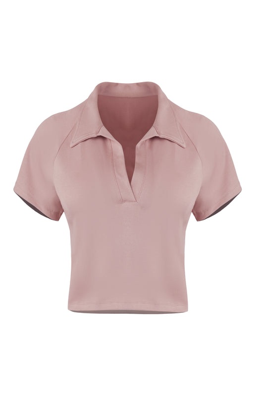 The Dustflower Polo | Short Sleeve Bamboo Top