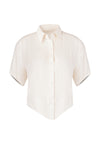 The Pearl Point Shirt | Short Sleeve Bamboo Blouse