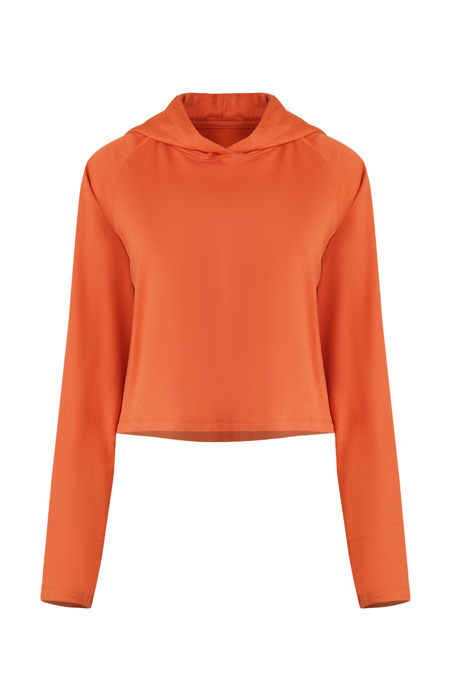 The Persimmon Hoodie | Cropped Bamboo Sweatshirt