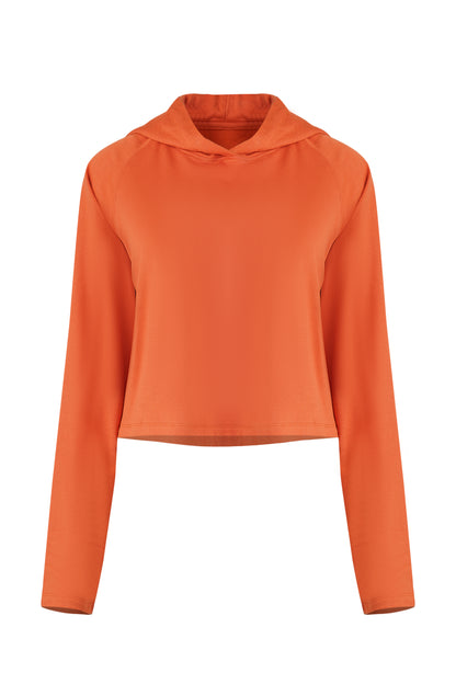 The Persimmon Hoodie | Cropped Bamboo Sweatshirt