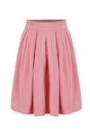 The Petal Pleated Skirt | High-Waist A-Line