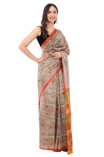 Terracotta Dreams - The Harvest Dance Saree