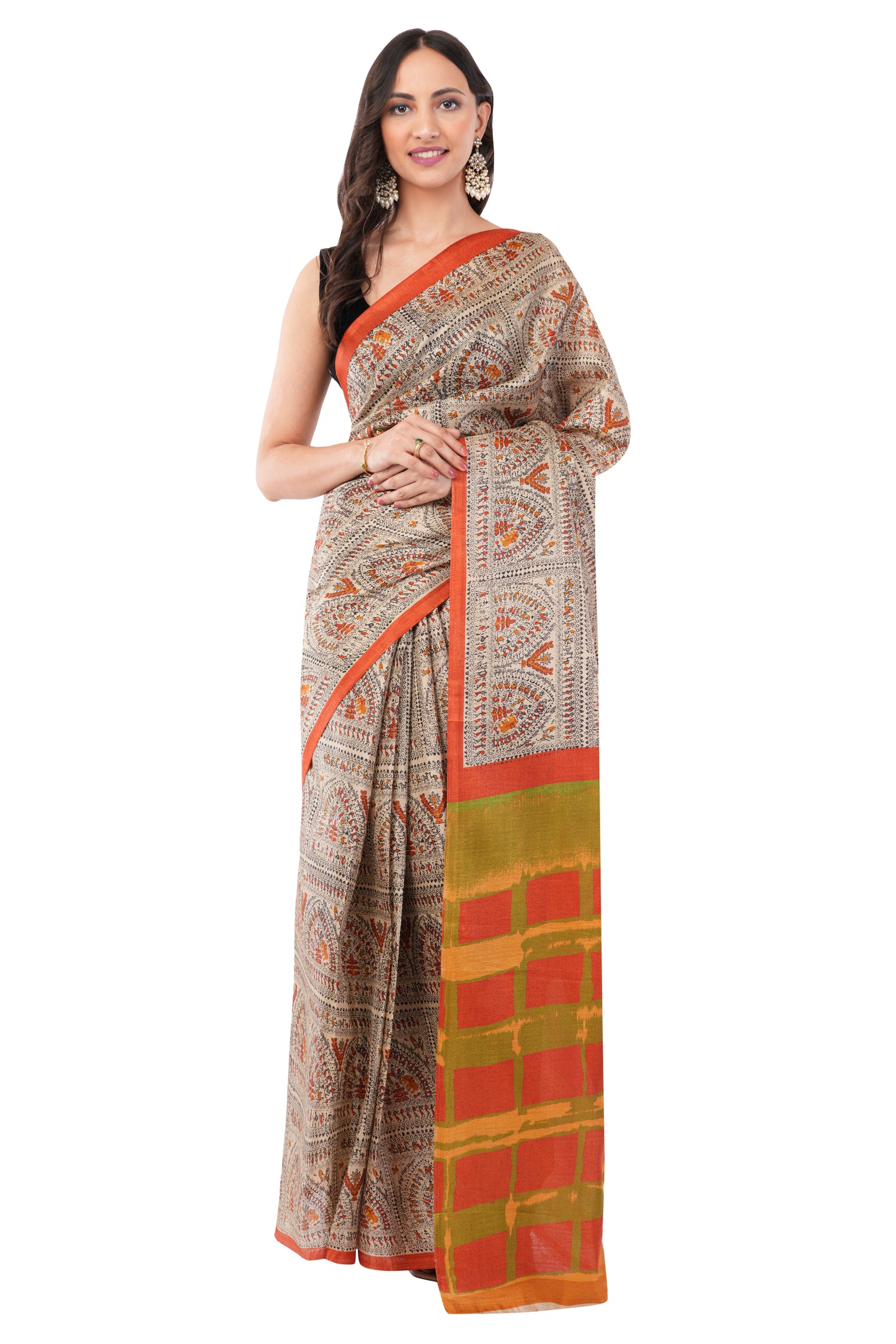 Terracotta Dreams - The Harvest Dance Saree