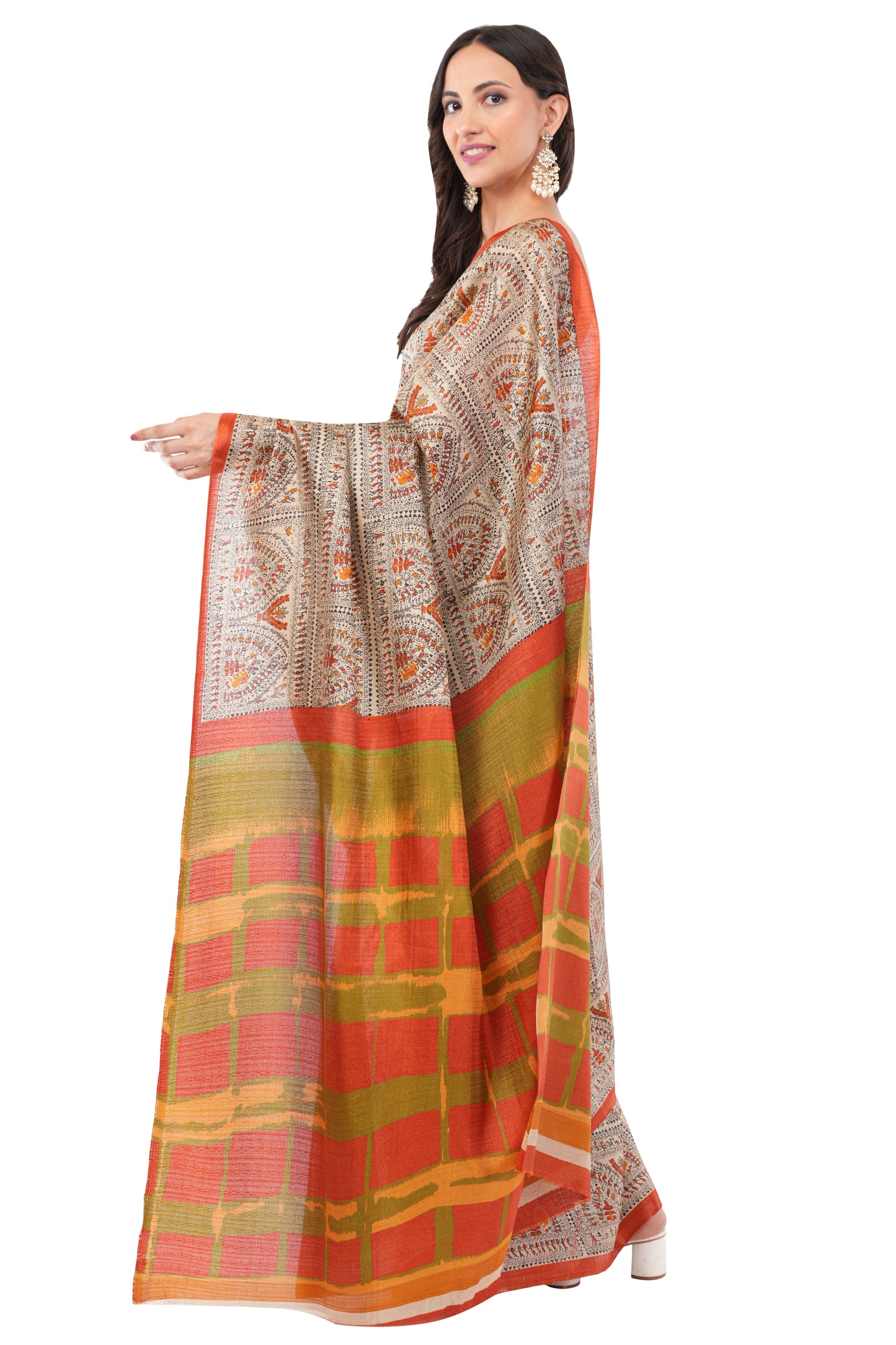 Terracotta Dreams - The Harvest Dance Saree