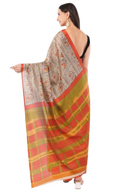 Terracotta Dreams - The Harvest Dance Saree