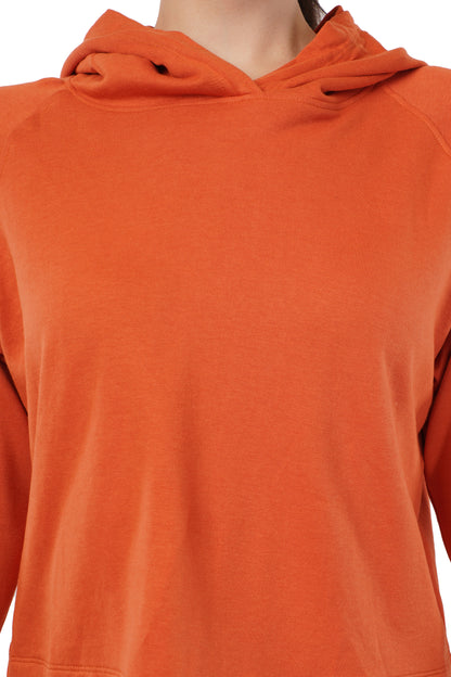 The Persimmon Hoodie | Cropped Bamboo Sweatshirt