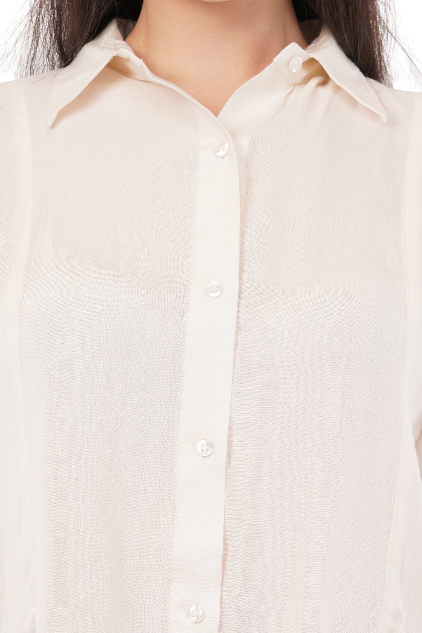 The Pearl Point Shirt | Short Sleeve Bamboo Blouse