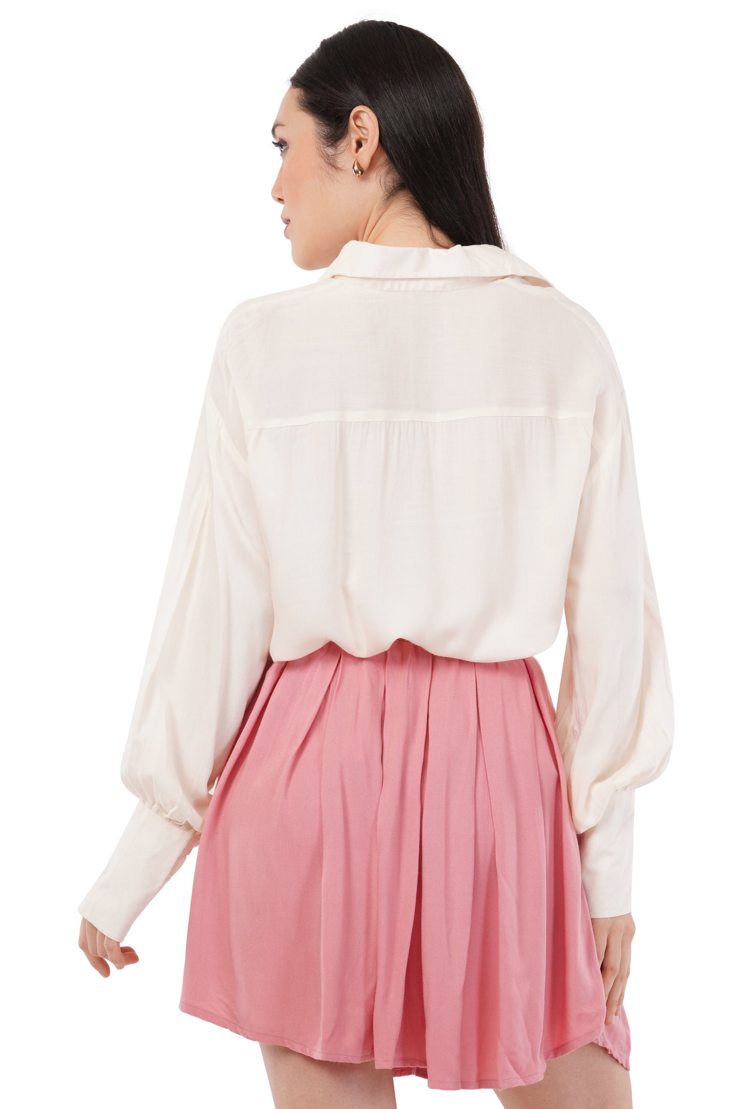 The Pearl Balloon Shirt | Oversized Bamboo Blouse