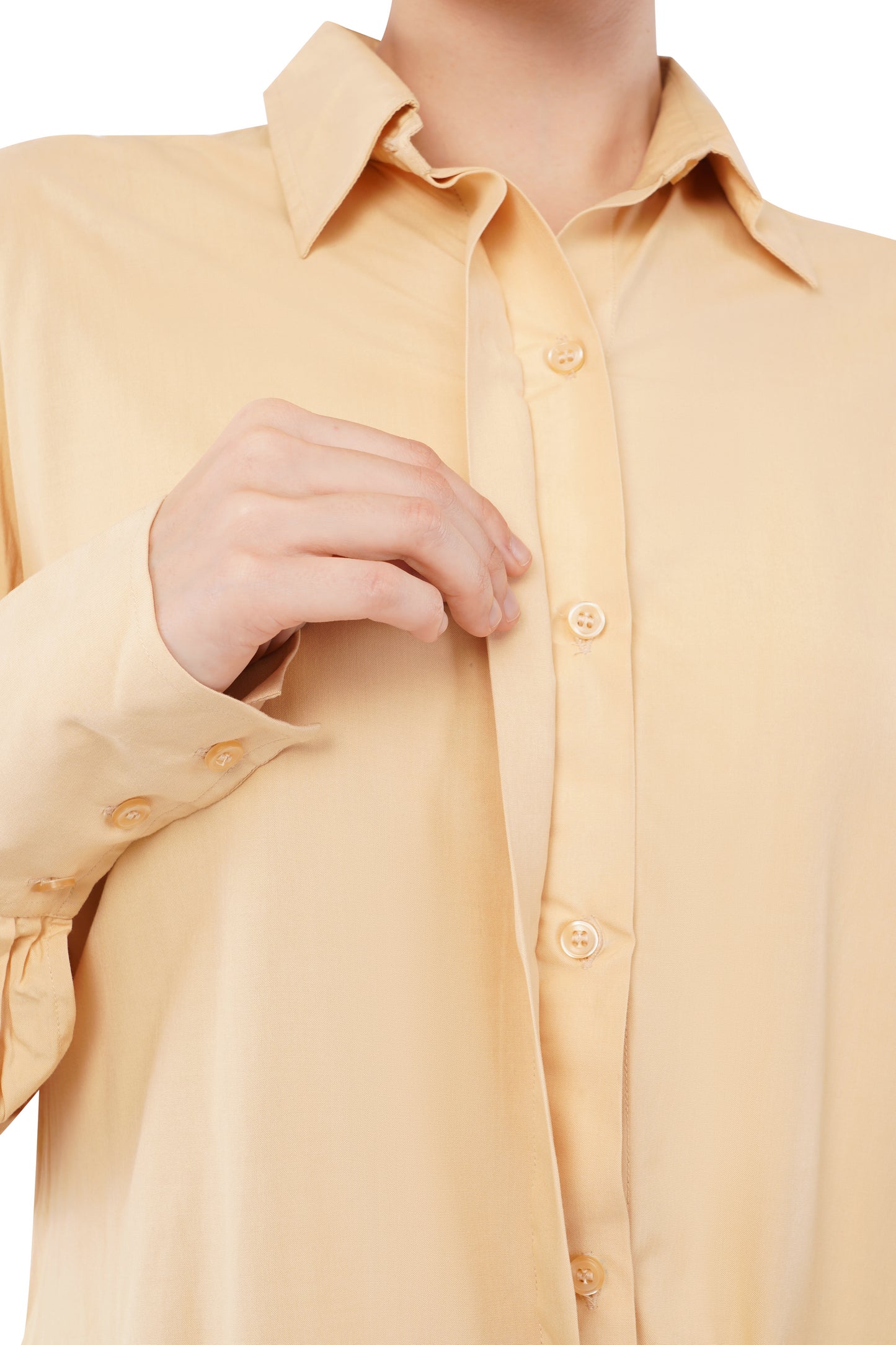 The Honeygold Top | Gathered Sleeve Shirt