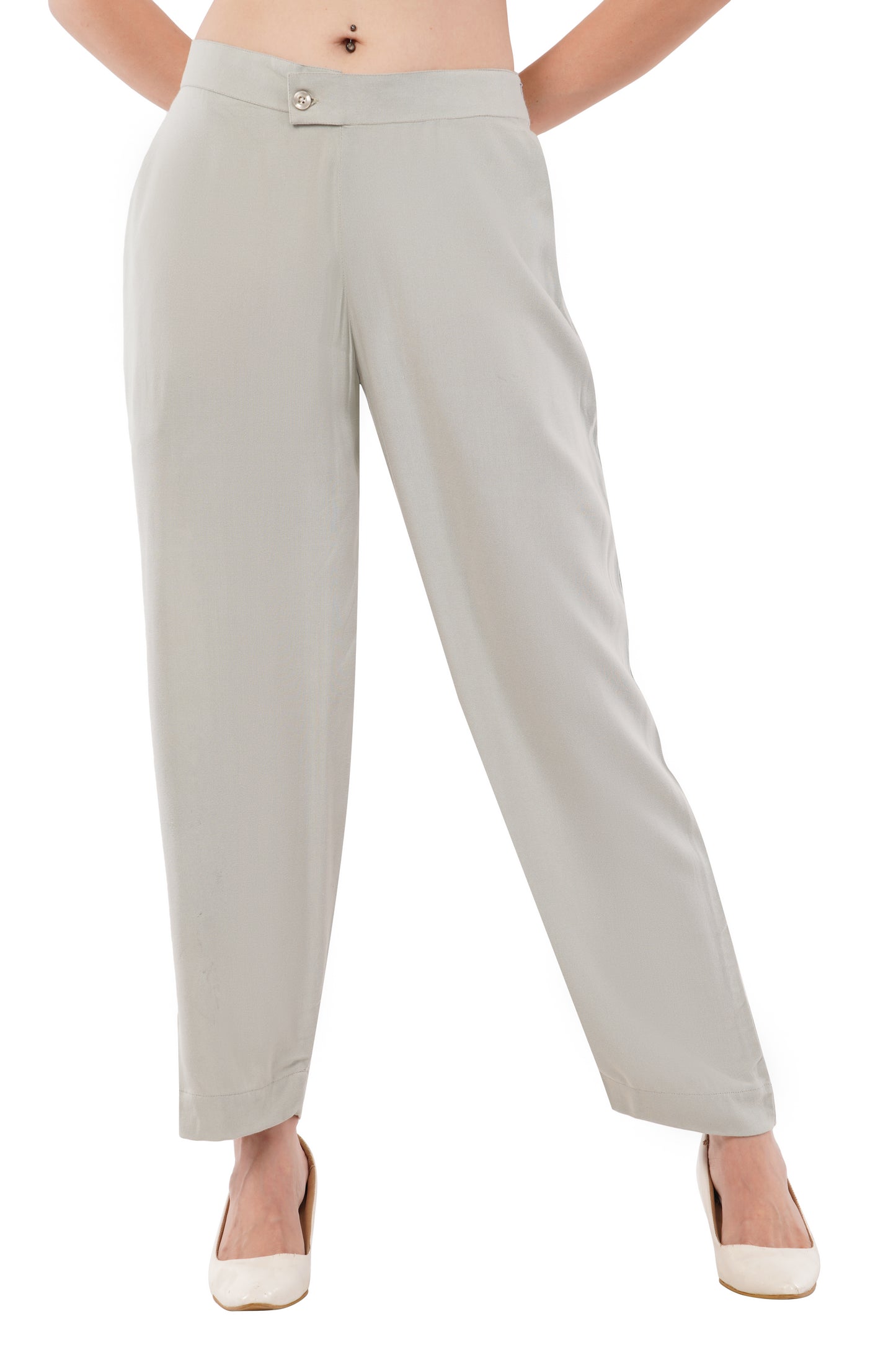The Serenity Tailored Trousers | Sage Mist