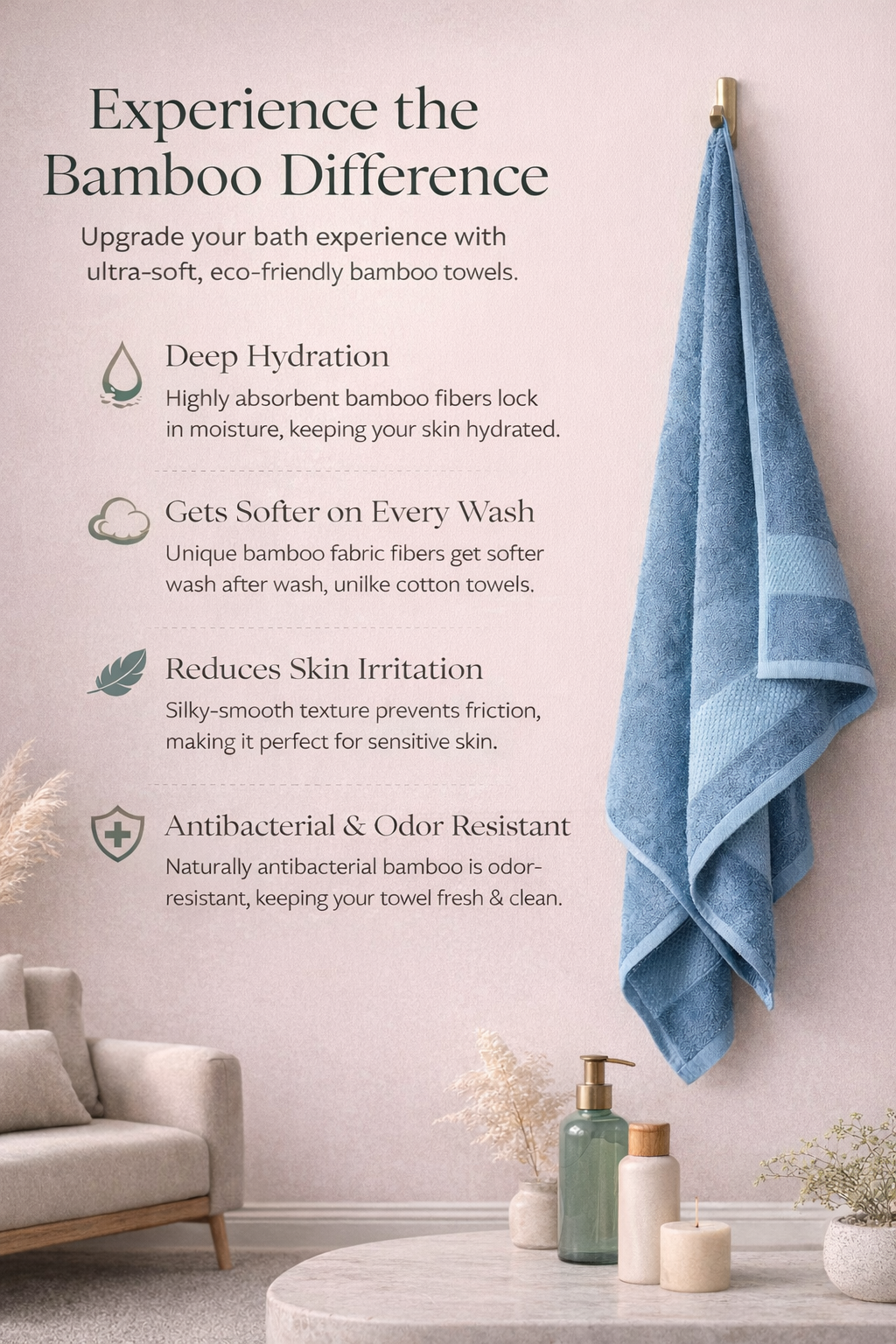 Bamboo Bath Towel