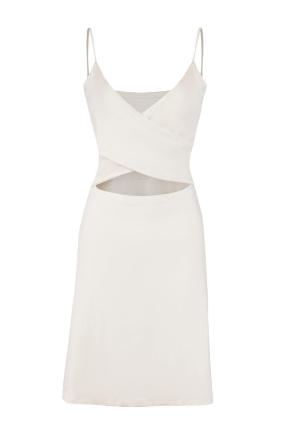 The Moonstone Wrap | Crossover Cutout Dress