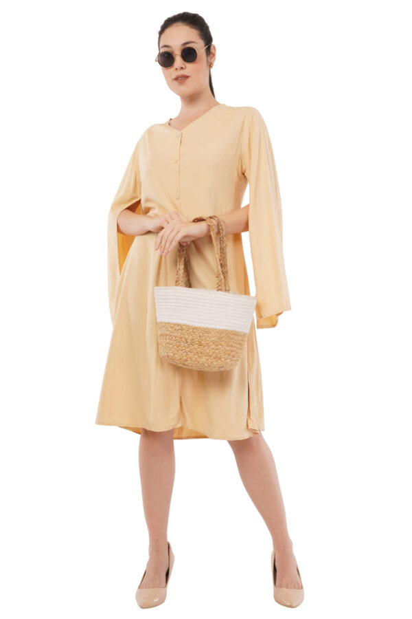 The Dawn Tunic | Long Sleeve Button Dress