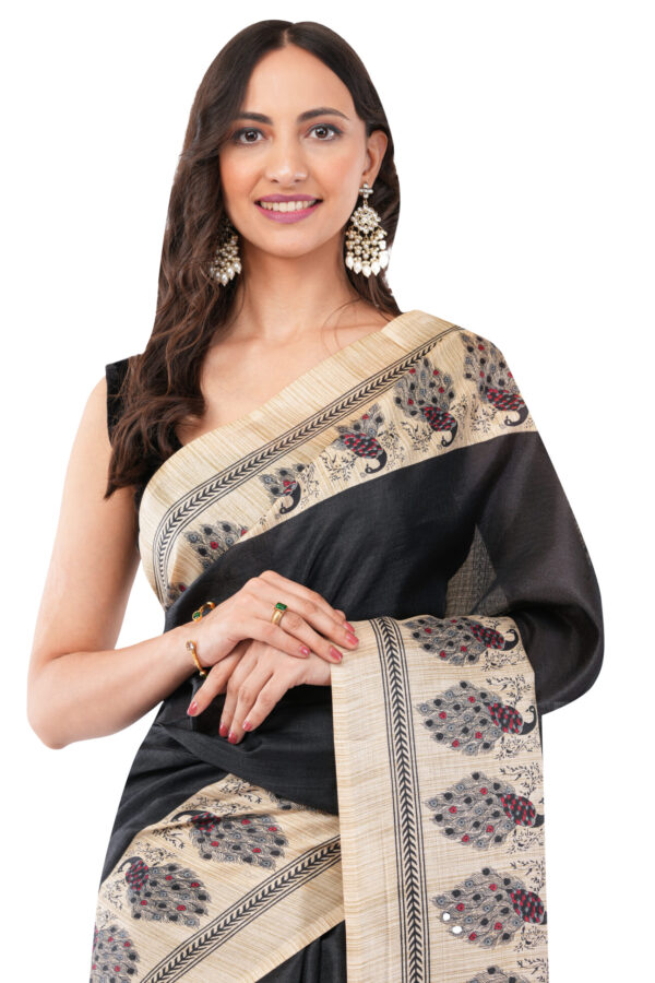 Midnight Bloom – The Power Statement Saree