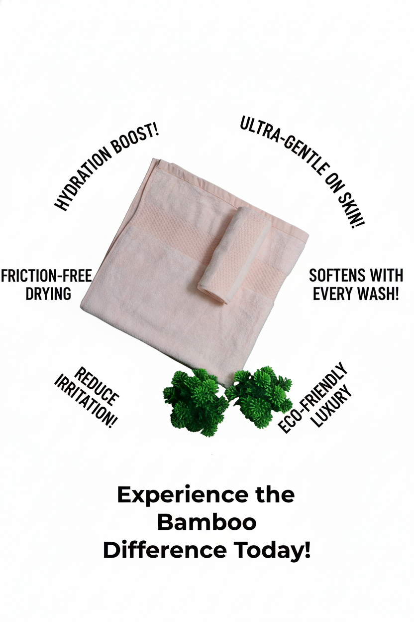 Bamyor bamboo bath towels – set of 5